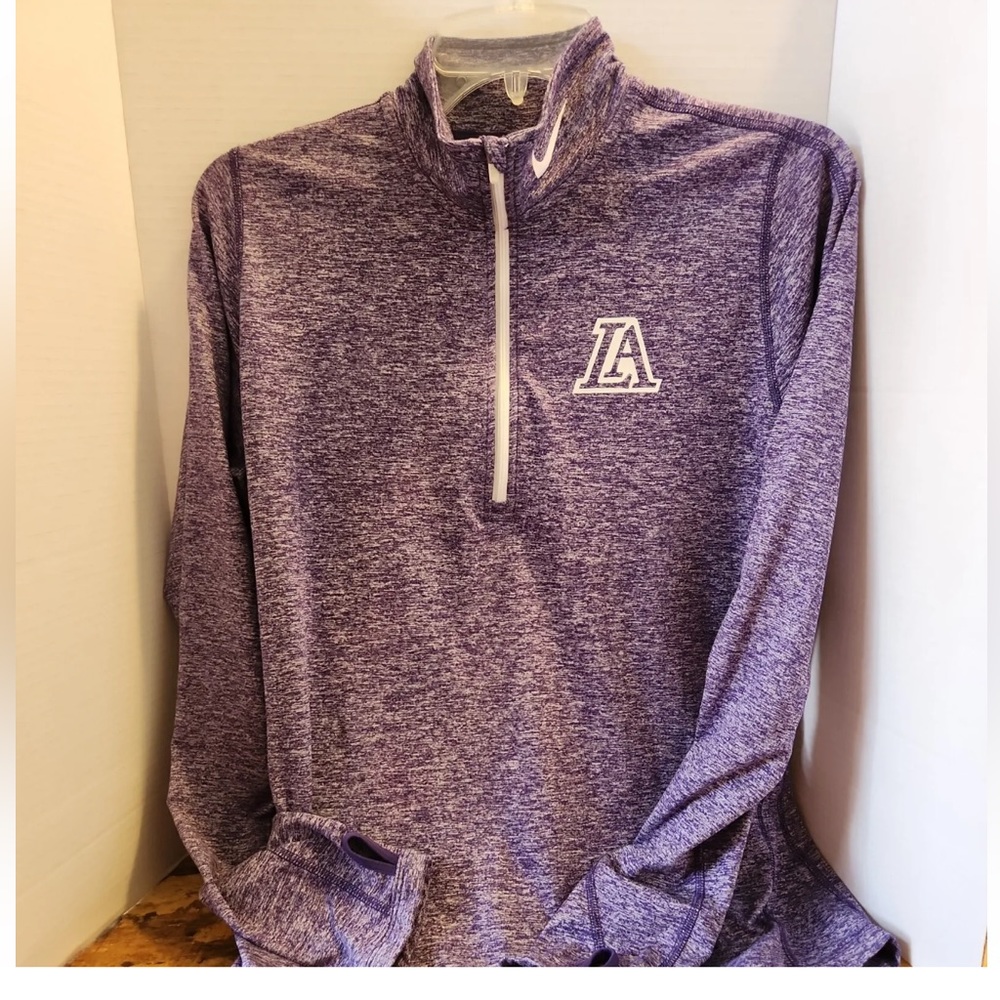 Nike DriFit Purple Marled LA Long Sleeve Pullover